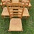 Vintage Country French Farmhouse Ladder Back, Maple, Rush, Dining Chairs – Set of 6 For Sale In Tampa - Image 6 of 11