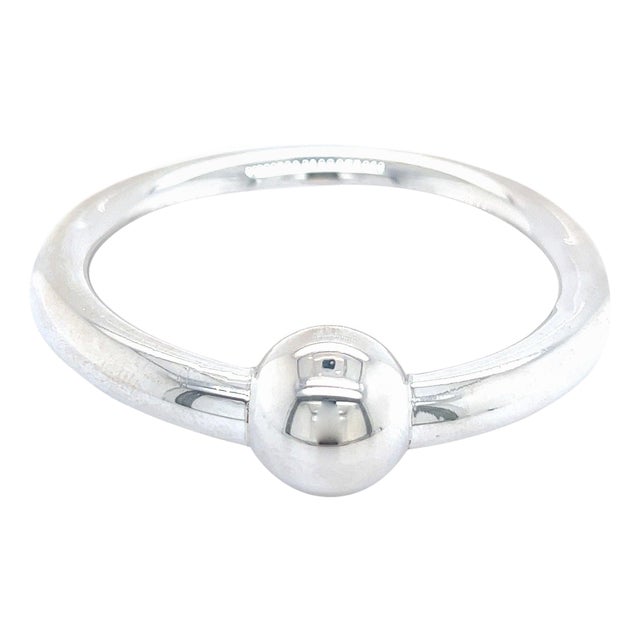Tiffany & Co Estate Baby Rattle 2" Wide Silver For Sale
