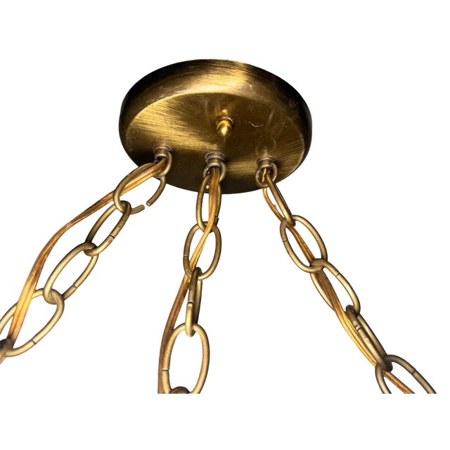 Traditional Vintage Resin/Plastic Pool Table Light For Sale - Image 3 of 12