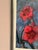 Bertil Wahlberg, Red Flowers, 1950s, Oil on Canvas, Framed For Sale - Image 7 of 18