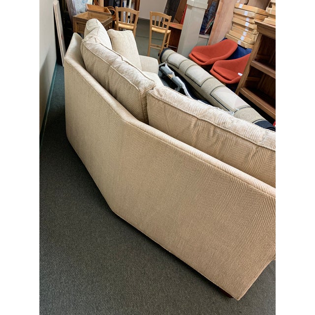 Ethan Allen Bennet Conversation Sofa Chairish