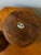 1960s Mid-Century Modern Solid Walnut Apple Ice Bucket With Silverplate Claw Tongs For Sale - Image 12 of 13
