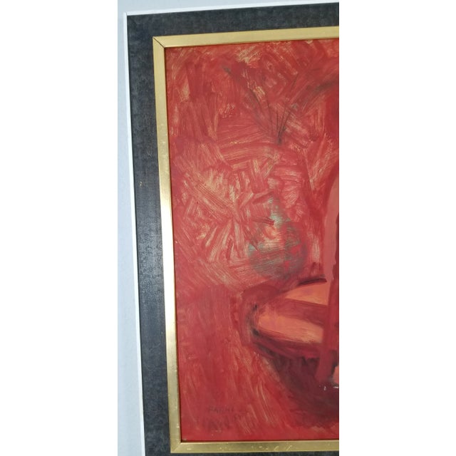 1954 Farhi Abstract Female Painting/ Sold For Sale - Image 4 of 11