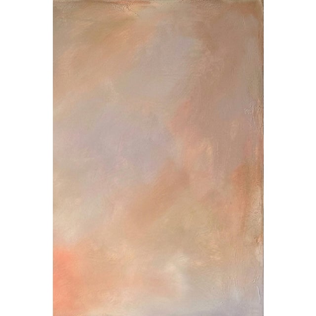 Abstract Coastal Sunset Seascape Wall Art, Ocean Horizon Landscape Print, Pastel Beach Art, 24″ × 36″ For Sale In Buffalo - Image 6 of 9