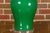Contemporary Green Porcelain Table Lamp with Discreet Crackle Finish on Lucite Base For Sale - Image 10 of 11