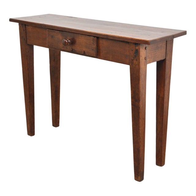 Antique Side Table in Oak, 1870s For Sale