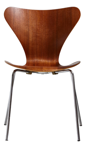 Teak Model 3107 Chair by Arne Jacobsen for Fritz Hansen, 1960s