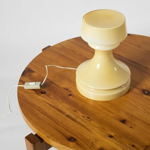 1970s Postmodern Glass Chess Table Lamp by Ivan Jakes, Czechoslovakia, 1970s For Sale - Image 5 of 7