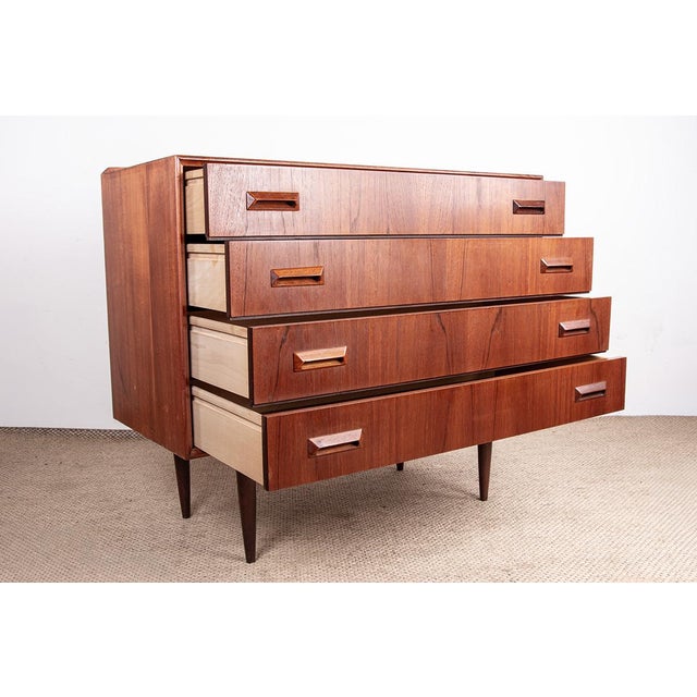 Danish Teak Chest of Drawers by Borge Mogensen for Søborg Mobelfabrik, 1960s For Sale - Image 10 of 18