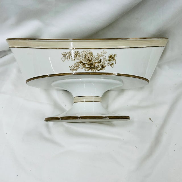 Late 20th Century Vintage Global Views Italian Oval Center Bowl For Sale - Image 5 of 10
