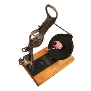 Ribbon Cutting Stand on Wooden Base from Feli Braunscheiw For Sale