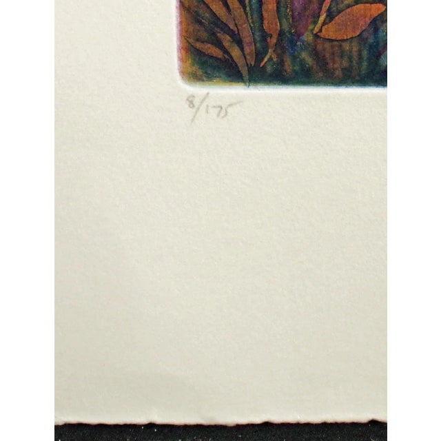 1990s Nicolette Jelen "Summer Morning Vii" Signed Aquatint Etching Art Print Landscape For Sale In Denver - Image 6 of 6