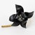 Fabrice Paris Giant Black Dahlia Resin Flower Brooch For Sale - Image 4 of 10