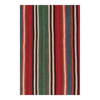 Vintage Persian Kilim in Polychromatic Stripes by Rug & Kilim For Sale