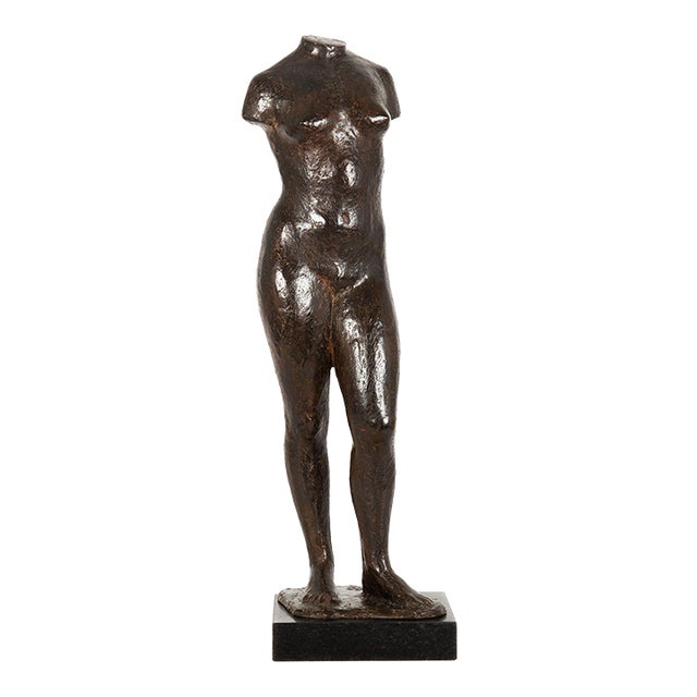 American Modernist Sculpture “Standing Female” by Floyd Tennison Dewitt For Sale
