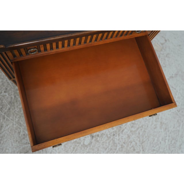 Theodore Alexander Theodore Alexander Country 2 Drawer Lamp Table For Sale - Image 4 of 18