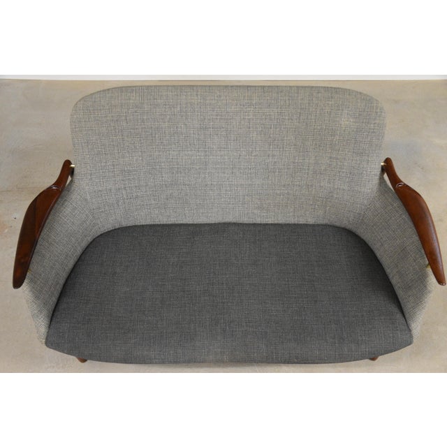 1950s Finn Juhl Nv-53 Teak Loveseat Sofa Settee For Sale - Image 10 of 15