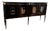 Mid-Century Italian Black Lacquered and Brass Sideboard by Paolo Buffa, 1950 For Sale