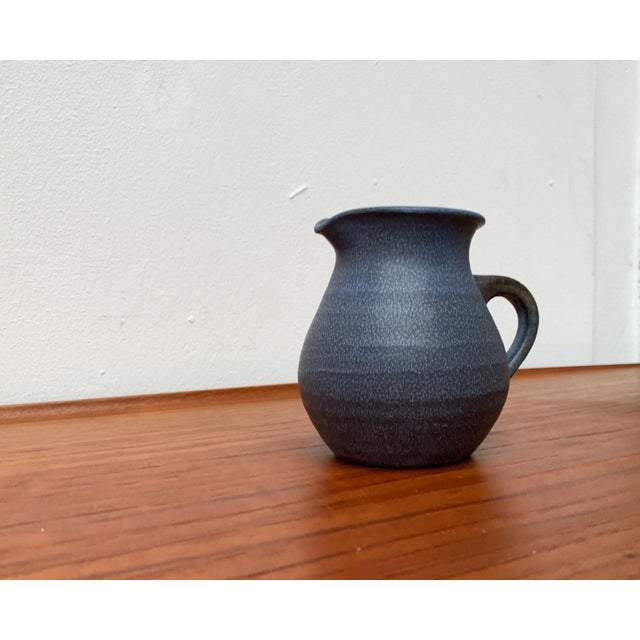 Vintage German Blue Ceramic Jug, 1970s For Sale - Image 17 of 18