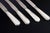 Knives in Silver and Stainless Steel. Beaded Pattern by Georg Jensen, 1930s, Set of 4 For Sale - Image 3 of 6