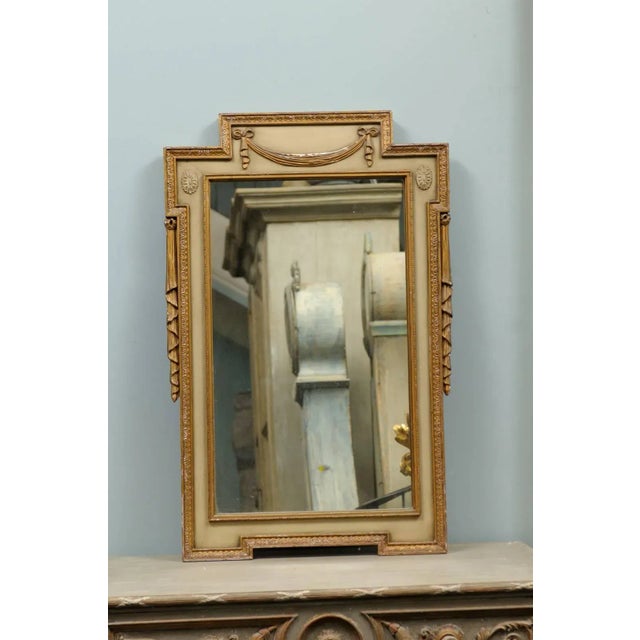Early 20th Century Swedish Gilded and Painted Mirrors - a Pair For Sale - Image 4 of 8
