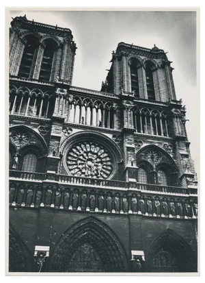 Monmatre, France, 1950s, Black & White Photograph