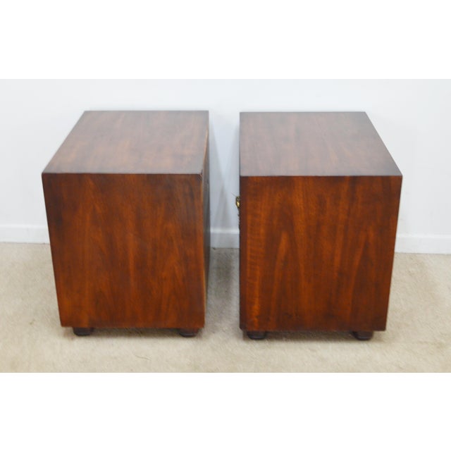 Henredon Pan Asian Nightstands a Pair For Sale - Image 14 of 18