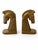 Brutalist Vintage German Brutalist Brass Horse Bookends, 1960s, Set of 2 For Sale - Image 3 of 9