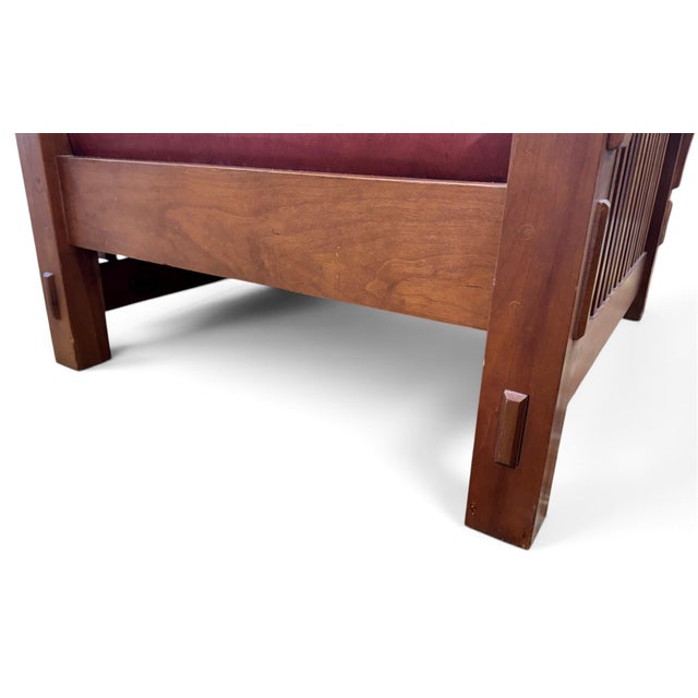 Stickley Spindle Reclining Leather Morris Chairs, a Pair For Sale - Image 14 of 18