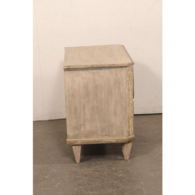 Mid 19th Century Swedish Provincial Gustavian 2-Drawer Chest For Sale In Atlanta - Image 6 of 13