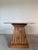 Wood Kreiss "Duchess" Marble + Sculptural Wood Pedestal Card Table Game Table Dining For Sale - Image 7 of 18