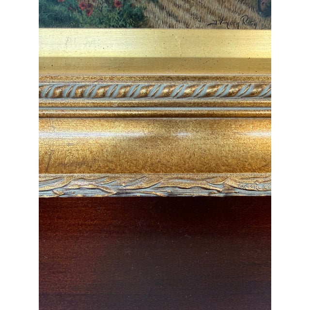 Early 21st Century Daniel Van Der Putten "After the Harvest" Oil Painting, Signed For Sale - Image 5 of 12