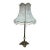1990s Lamp Hats Faux Bronze Marble Italian Regency Column table Lamp Shade For Sale