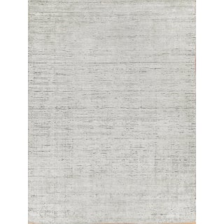 Exquisite Rugs Montero Handmade New Zealand Wool & PET Yarn Ivory/Navy Rug-8'X10' For Sale