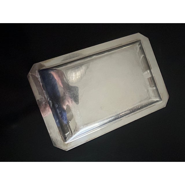 Antique Silver-Plated Metal Dish, 1890s For Sale - Image 5 of 7