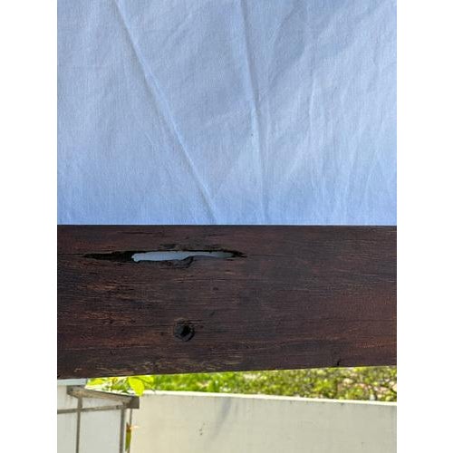 Brutalist Ironwood Frame Mirror For Sale - Image 17 of 18