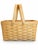 Camel Vintage Longaberger Medium Market Basket With Protector For Sale - Image 8 of 8