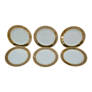 Late 20th Century Formalities by Baum Bros Fine Bohemian Porcelain "Samantha" Dessert Plate