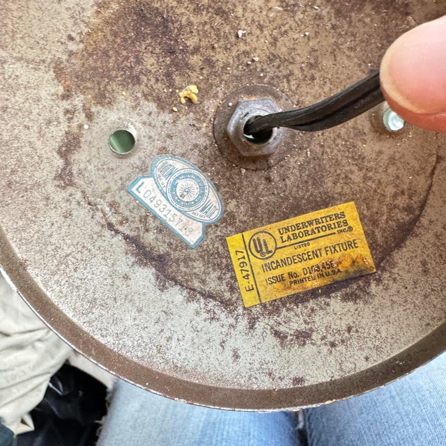 Metal 1950s Mid-Century Swedish Style Crystal Pendant Light For Sale - Image 7 of 11