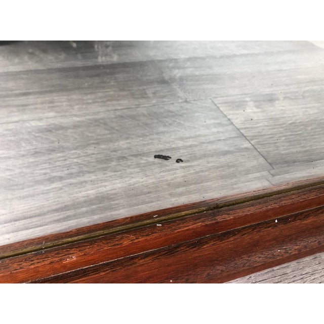 Vintage French Mirror in Carved Oak Frame, 1930s For Sale - Image 9 of 18