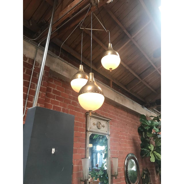 Italian Pendant Chandelier For Sale - Image 9 of 10