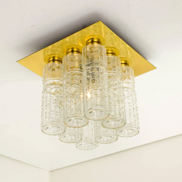 Flush Mount by Boris Tabacoff for Glashutte Limburg, 1970s For Sale - Image 3 of 10