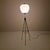 Mid-Century Modern Vintage Tripod Floor Lamp with Opaline Glass from Stilnovo, 1950s For Sale - Image 3 of 16