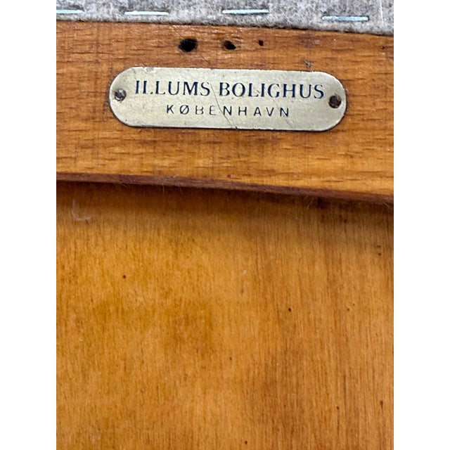 1960’s Hans Wegner Papa Bear Chair and Ottoman by AP Stolen Reupholstered For Sale - Image 16 of 18