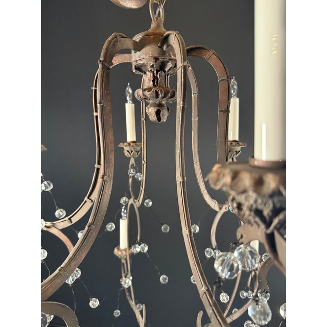 Visual Comfort & Co. “Lombardy” 12-Light Crystal Chandelier by Niermann Weeks – Signature Collection For Sale - Image 10 of 15