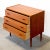 Wood Danish Teak Chest of 3 Drawers / Low Dresser For Sale - Image 7 of 12