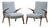 Osvaldo Borsani for Tecno Pk71 Mid Century Italian Walnut Lounge Chairs - Pair For Sale