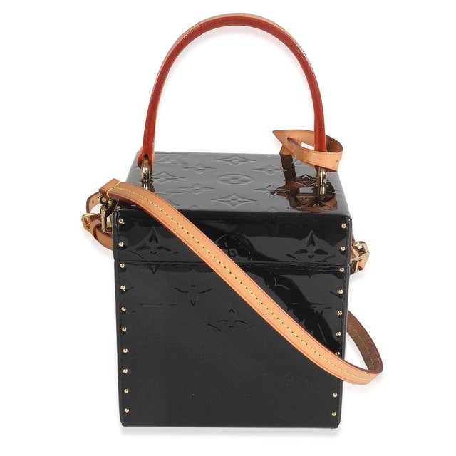 Louis Vuitton Black Monogram Vernis Bleecker Box For Sale - Image 4 of 9