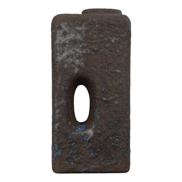 Fat Lava Ceramic Vase from Uebelacker Keramik, Germany, 1960s-1970s For Sale