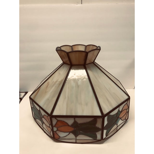 Vintage Tiffany Style Hanging Lamp Shade Chairish